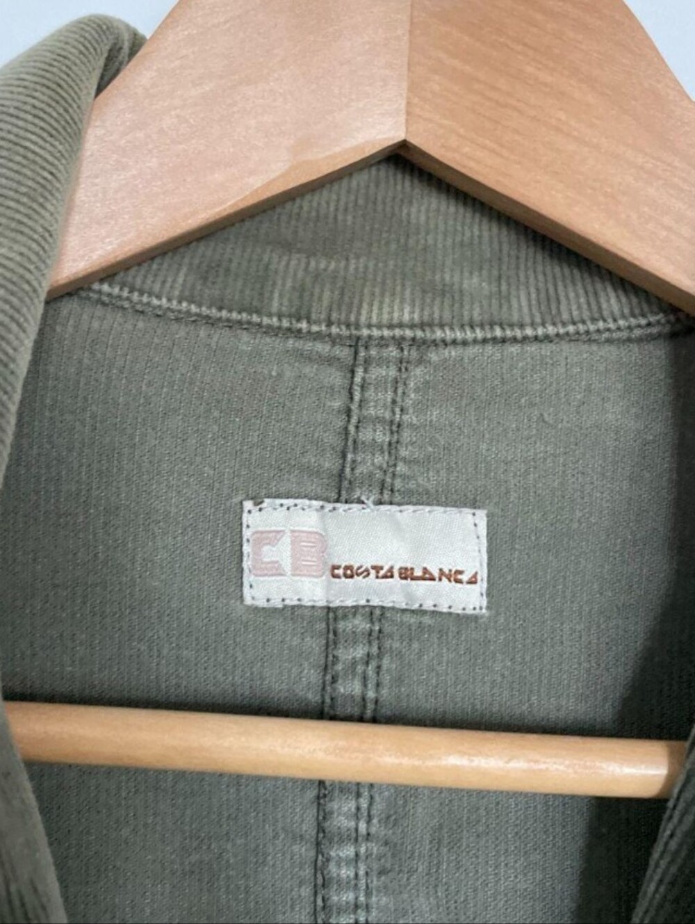 Y2K Olive Corduroy Jacket - Picture 3 of 7